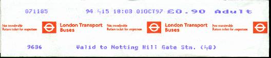 London by bus
